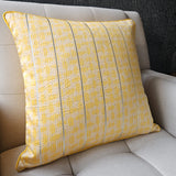 Rang Lumbar Cushion Cover, Yellow 45x45 cm