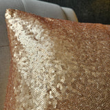 Rose Gold Sequin Cushion Cover 40x40 cm