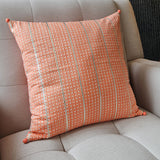 Rang Lumbar Cushion Cover, Orange 40x40 cm