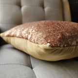 Rose Gold Sequin Cushion Cover 40x40 cm