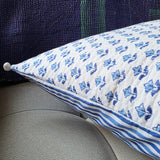 Phula Blue Cushion Cover, 40x40 cm