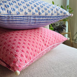 Phula Blue Cushion Cover, 40x40 cm