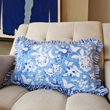 Sasha Lumbar Cushion Cover Blue, 30x50 cm