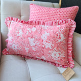 Sasha Lumbar Cushion Cover Pink, 30x50 cm