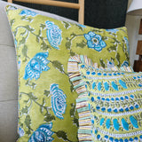 Sasha Cushion Cover Green, 45x45 cm