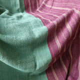 Vintage Kantha Throw Blue Green