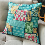 Kyari Cushion Cover Turquoise, 45x45 cm