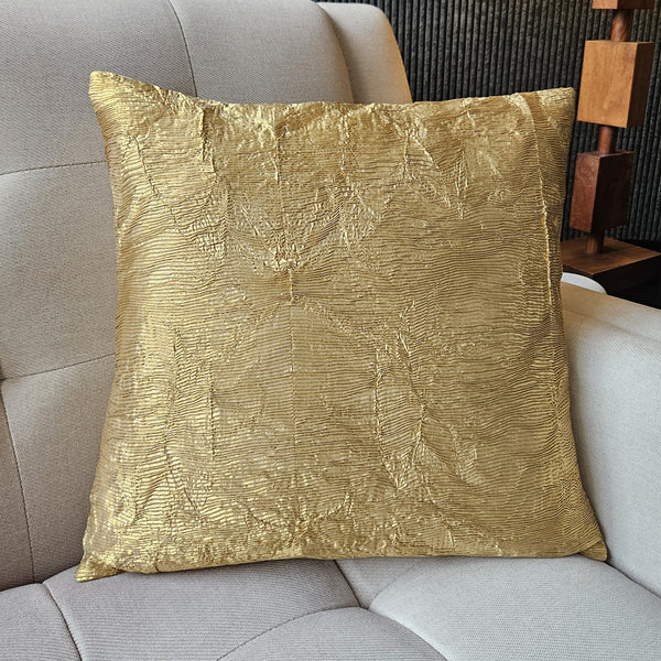 Metallic Gold Cushion Cover 40x40 cm