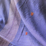 Vintage Kantha Throw Blue