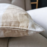 Natural Striped Linen Cushion Cover
