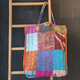 Vintage Kantha Tote Orange