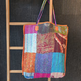 Vintage Kantha Tote Orange