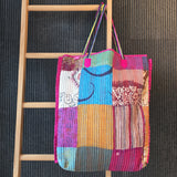 Vintage Kantha Tote Pink