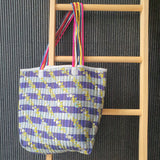 Clearance Sale - Vintage Kantha Tote Grey Small