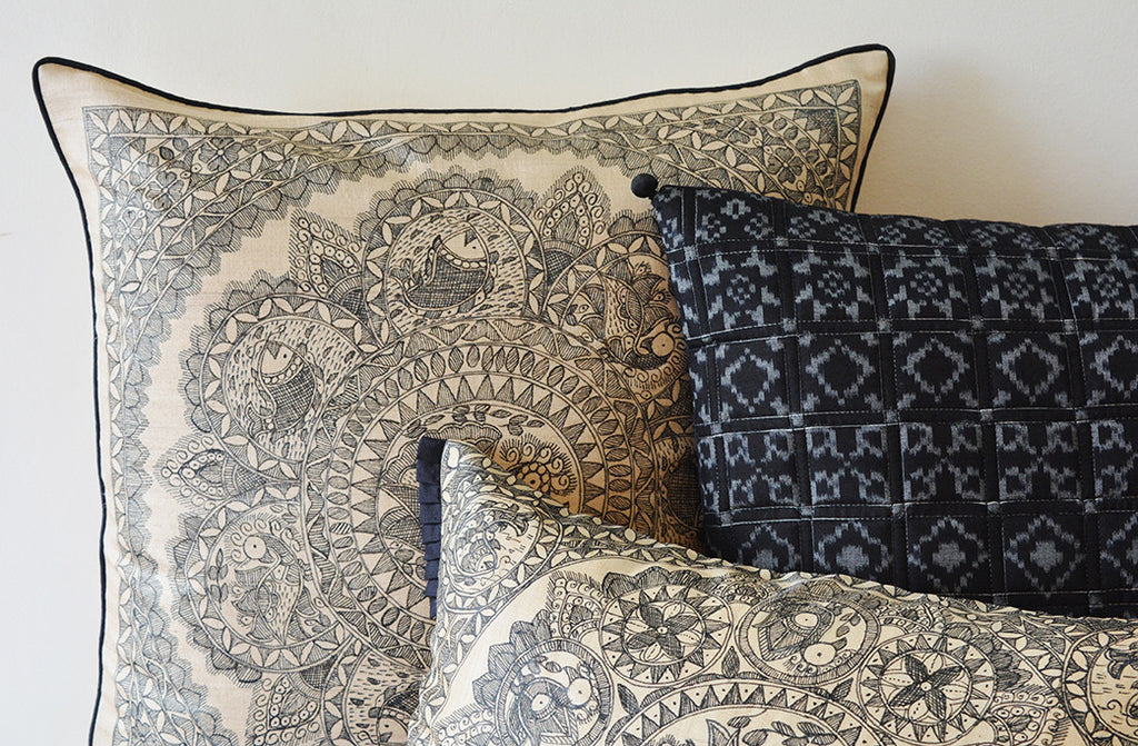 New Madhubani Cushions!