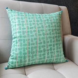 Rang Lumbar Cushion Cover, Rama Green 40x40 cm