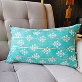 Rang Lumbar Cushion Cover, Ferozi 30x50cm