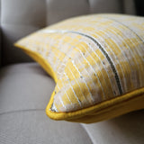 Rang Lumbar Cushion Cover, Yellow 45x45 cm