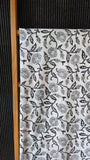 Grey Block Printed Table Cloth
