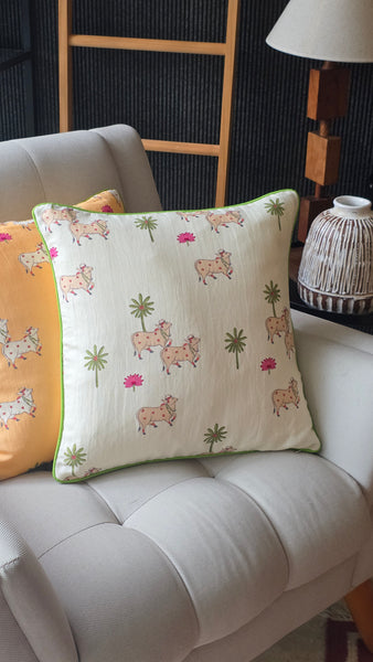 Gaiya Cushion Cover Ivory