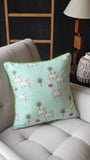 Gaiya Cushion Cover Aqua