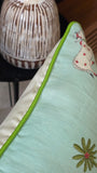 Gaiya Cushion Cover Aqua