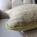 Assam Silk Cushion Cover Green