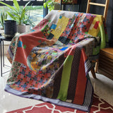 Vintage Kantha Throw Yellow