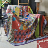 Vintage Kantha Throw Yellow
