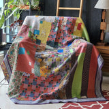 Vintage Kantha Throw Yellow