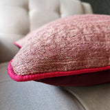 Assam Silk Cushion Cover Red