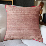 Assam Silk Cushion Cover Red