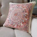 Hand Painted Madhubani Cushion Cover