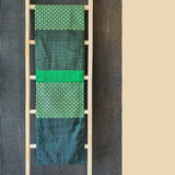 Forest Green Patchwork Brocade Table Runner