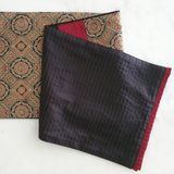 Printed Cotton Patchwork Table Runner with Frill