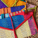 Kantha Gift Envelopes, Set of 6 Assorted