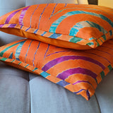 Leheria Dyed Silk Cushion Cover, Set of 2