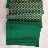Emerald Green Patchwork Brocade Table Runner