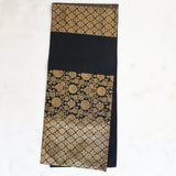 Black and Gold Patchwork Brocade Table Runner