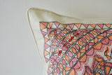 Hand Painted Madhubani Cushion Cover