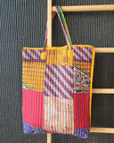 Vintage Kantha Tote Yellow