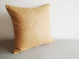 Camel Color Faux Suede Pillow Cover with Stitch Detail , Decorative Pillow , Suede Leather Throw Pillow , Suede Cushion Cover