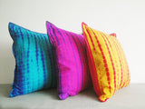 Shibori Tie Dye Colourful Cushion Cover